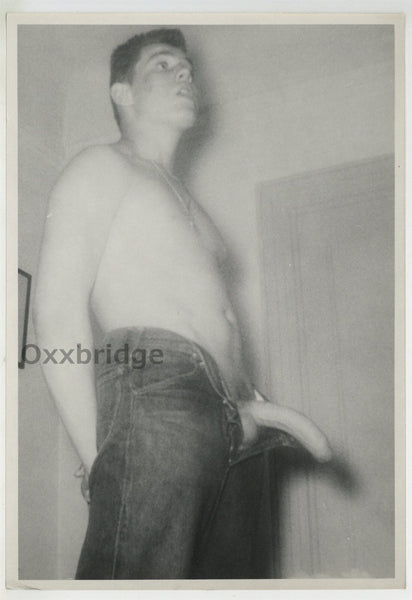 Cocky For A Reason 1960 Vintage Big Cock Gay Photo 7x10 Original Double Weight Photograph J13140