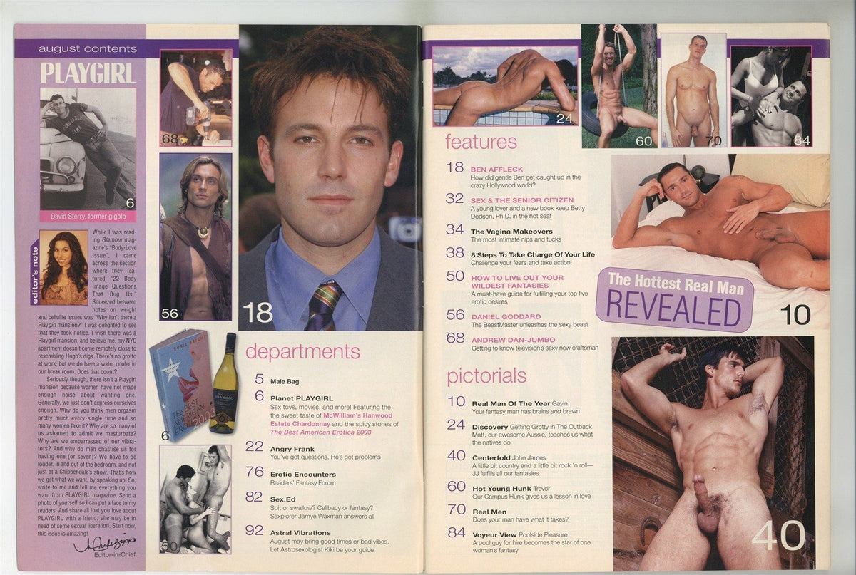 Playgirl 2003 John James 98pgs Buff Beefcake Hunks Gay Physique Magazi –  oxxbridgegalleries