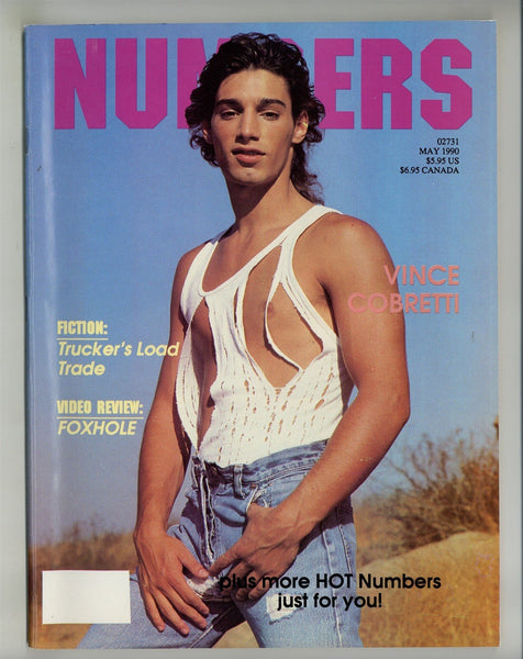Numbers 1990 Vince Cobretti, Buck Tanner, Jeff Palmer 100pgs Gay Magazine M28419