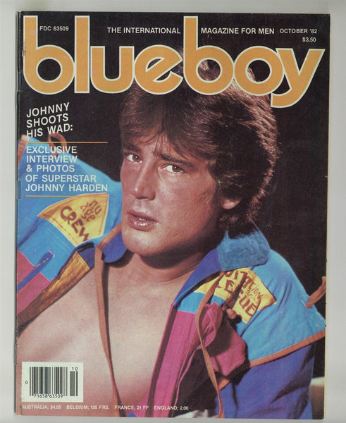 Blueboy 1982 Johnny Harden, Paul Irish 96pgs Graven Image Gay Pinups Magazine M28749
