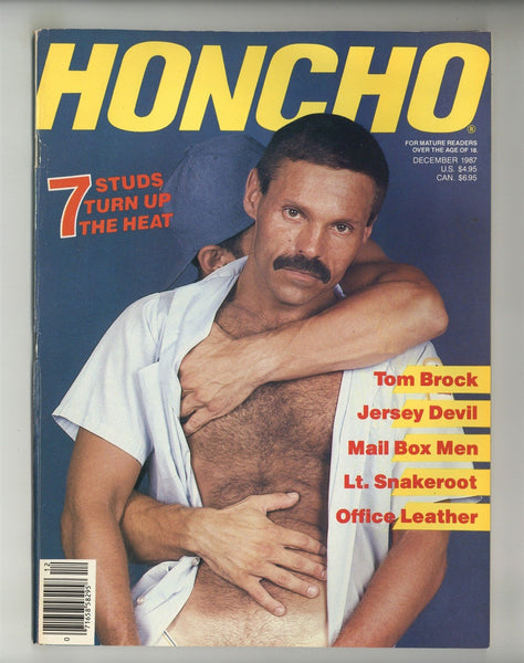 Honcho 1987 Tom Brock, Cityboy 98pgs Falcon Studios Vintage Gay Leather Magazine M28759