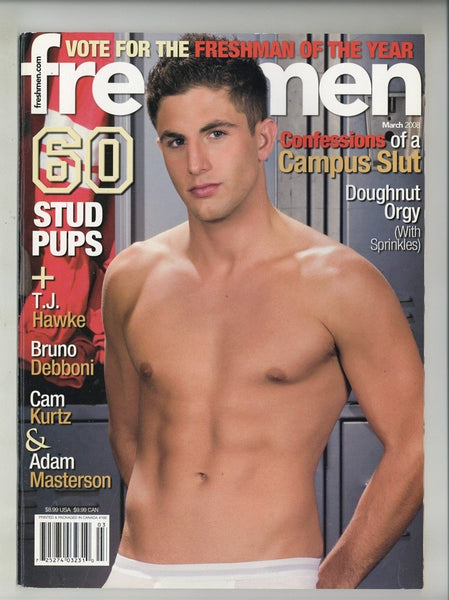 Freshmen 2008 TJ Hawke, Bruno Debboni, Cam Kurtz 74pgs Adam Masterson Gay Magazine M28765