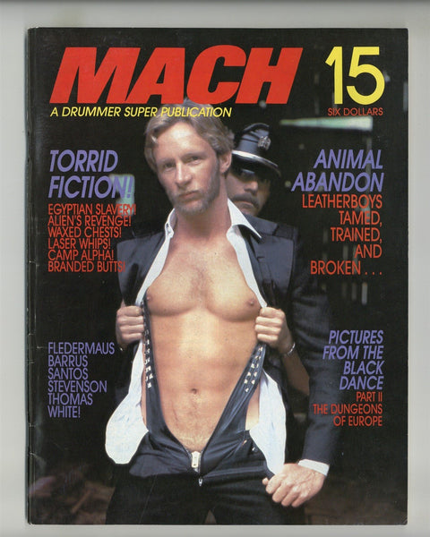 Mach #15 1988 Desmodus Le Salon 68pgs Fledermaus Leatherboys Gay Pulp Magazine M28771