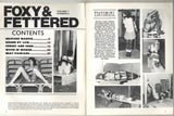 Foxy & Fettered V1#5 Solo Women In Bondage 1978 Rosslyn News 48pgs Vintage BDSM Magazine M29177