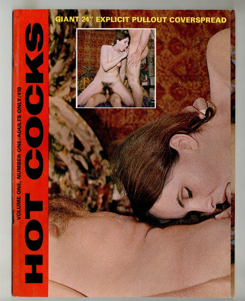 Hot Cocks 1975 Marital Prostitution Pictorial, MFM Married Threesomes 52pgs Marquis Publishing M29208
