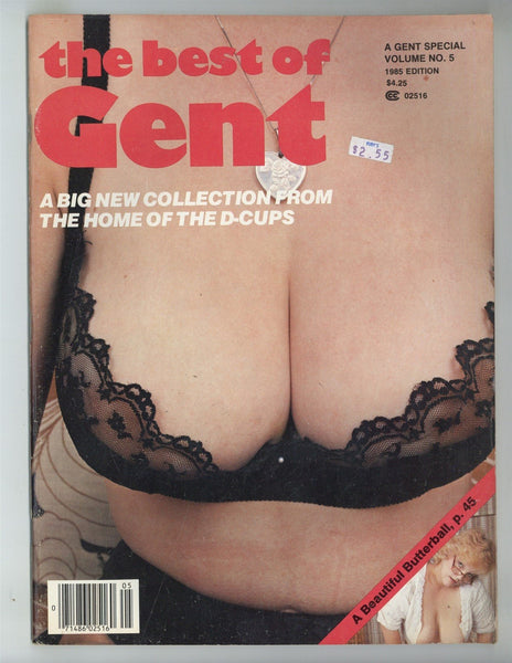 The Best Of Gent 1985 Barbara Alton 8p, Darlene English, Candy Samples 100pgs Vintage Big Boobs Magazine M29667