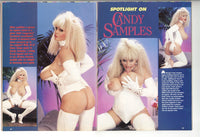 Gent Magazine 1990 Kimberlee Kupps, Candy Samples, Annie Amples 100pgs Vintage Big Boobs Magazine M29669
