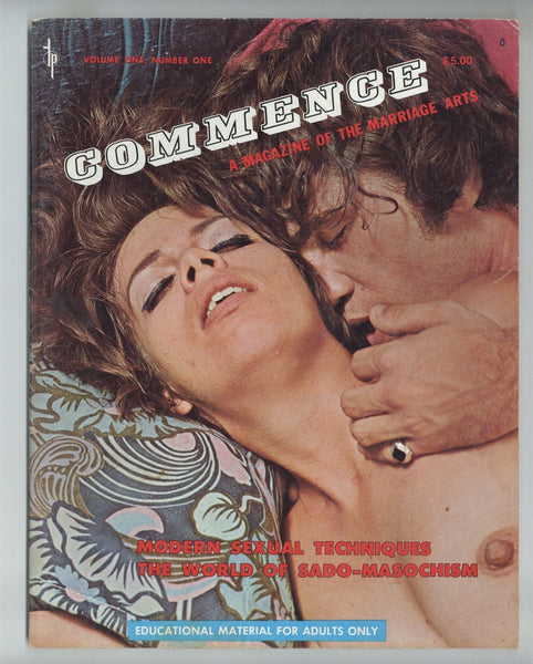 Commence V1#1 Vintage Hippie Porn 1974 Cheesy Sex Pictorial Magazine 64pgs Twilight Publishing M30127