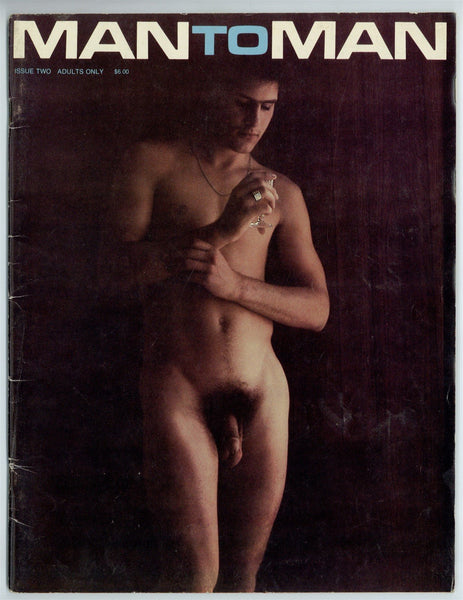 Man To Man by Bob Kanters 1980 Loving Gay Sex Pictorial 48pgs Homoerotic Magazine, American Arts Ent. NYC M30141