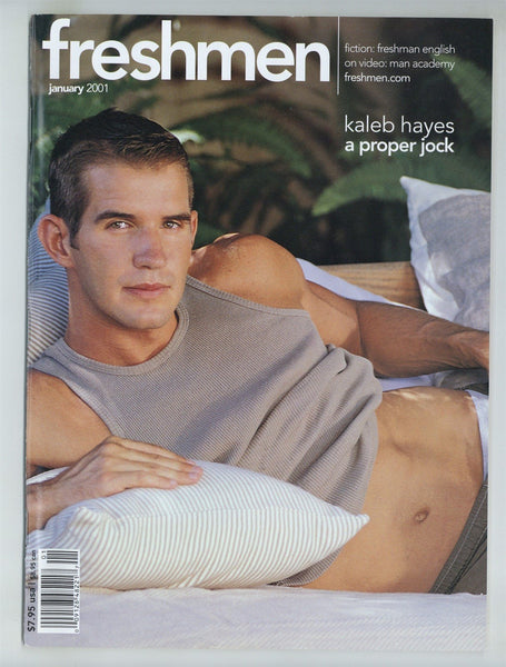 Freshmen 2001 Kaleb Hayes, Dean Karter, Tanner Hayes 74pgs Gay Pinup Magazine M30168
