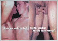 Unzipped 2001 Matt Majors, Anthony Cox, Ashton Ryan, Corey Summers 82pgs Gay Hunks Magazine M30169