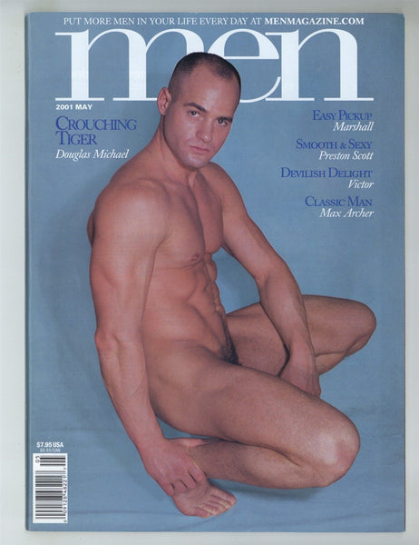 Men 2001 Douglas Michael, Preston Scott, Max Archer 82pgs Gay Pinup Magazine M30171