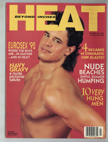 Heat 1992 David, Chuck, Cityboy 100pgs Beefcake Hunks Gay Pinups Magazine M30183
