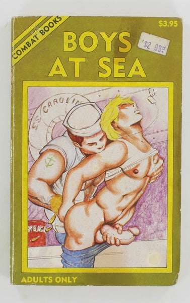 Boys At Sea 1984 Combat Books CB127 Vintage Gay Pulp Novel, Star Distributors PB322