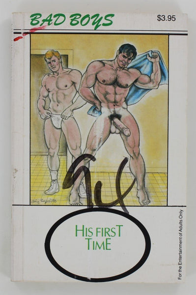 His First Time 1990 Bad Boys Books BA-116 Vintage Homoerotic Gay Pulp PB390