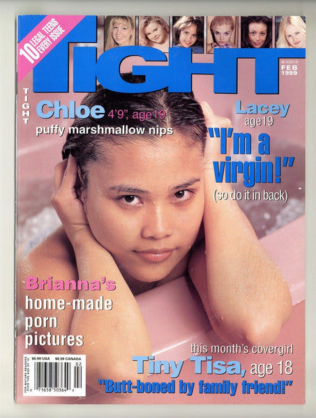 Tight Magazine 1999 Gorgeous Females 100pgs Lesbian Sex Barely Legal FM Publishing M30451