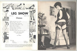 Leg Show V1#7 Vintage Legs Stockings Fetish Magazine 1965 Gene Bilbrew Art 72pgs Selbee Publishing M30770