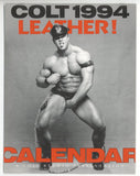 Colt Leather Calendar 1994 Steve Kelso Jim French, Gay Beefcake Bear Hairy Hunks, Colt Studio M35537