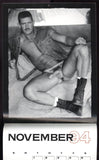 Colt Leather Calendar 1994 Steve Kelso Jim French, Gay Beefcake Bear Hairy Hunks, Colt Studio M35537