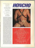 Honcho 1992 Lobo, Maxx Studios, Roberto Roma 100pgs Modernismo Publ. Gay Leather Pinup Magazine M36167