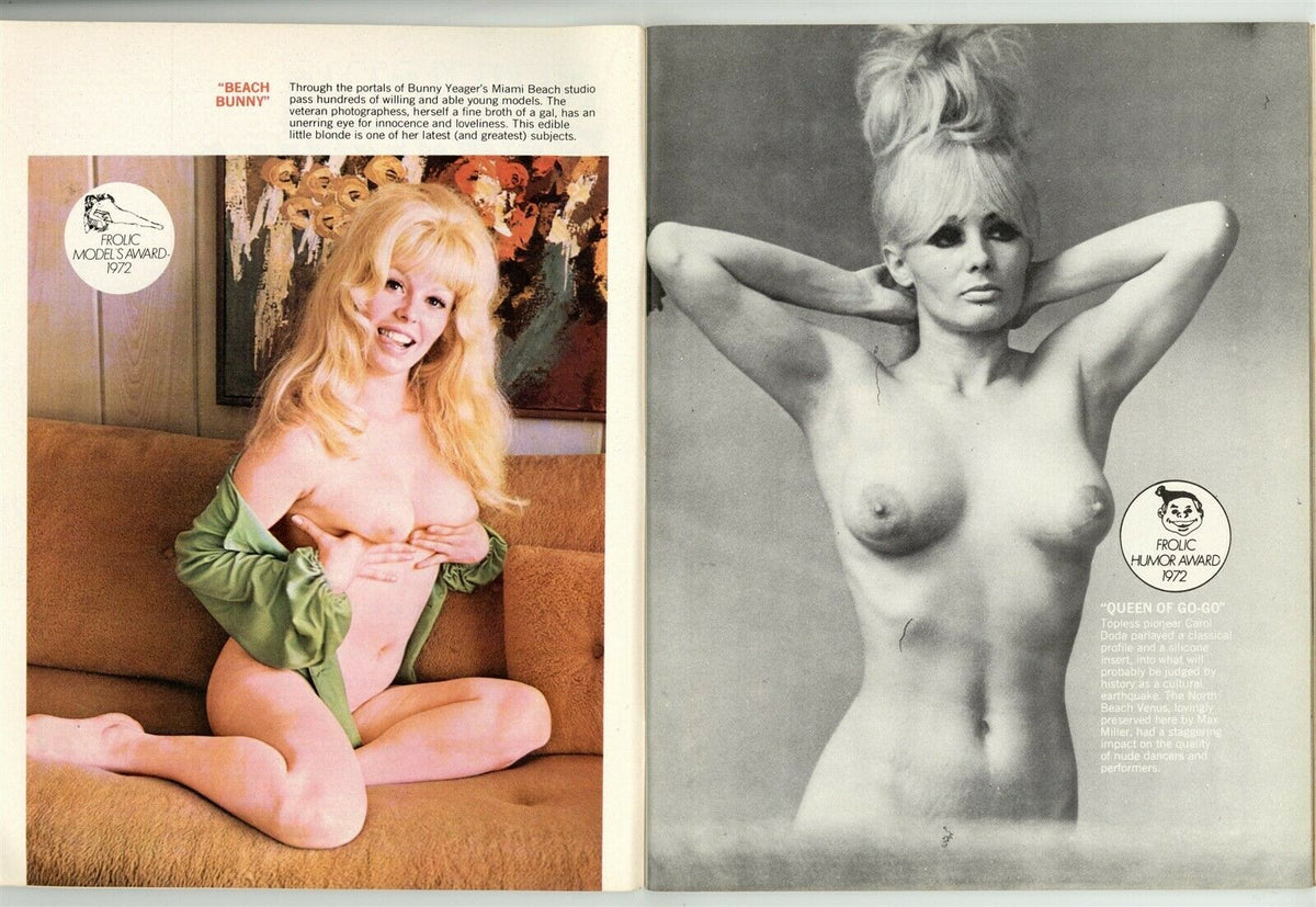 Linda McDowell, Lorna Maitland 1972 Frolic Vintage Mens Magazine 84pg –  oxxbridgegalleries