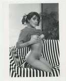 Cute Female Pigtails 1984 Original Photo 8x10 Perky Firm Breasts Parliament Sexy Photo J7256