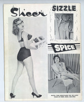 Sheer V1 #3 Tri-S Publications Vintage 1959 Pinup Magazine 42pgs Solo Beautiful Women M20622