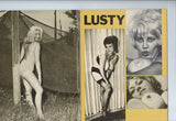 Lusty V1#2 Elmer Batters 1960 Stockings Nylons 64pg Big Bouffant Hair Legs 20618