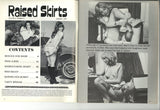 Raised Skirts 1975 Eros Goldstripe Satyr 54pg Elmer Batters Tall Leggy Women Stockings Garter Belt Heels M21596