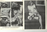 Raised Skirts 1975 Eros Goldstripe Satyr 54pg Elmer Batters Tall Leggy Women Stockings Garter Belt Heels M21596