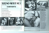 Steno-Spreads V7 #1 Satyr/Eros Goldstripe 1975 Sexy Secretary 56pg Leggy Women Stockings Glasses M21773