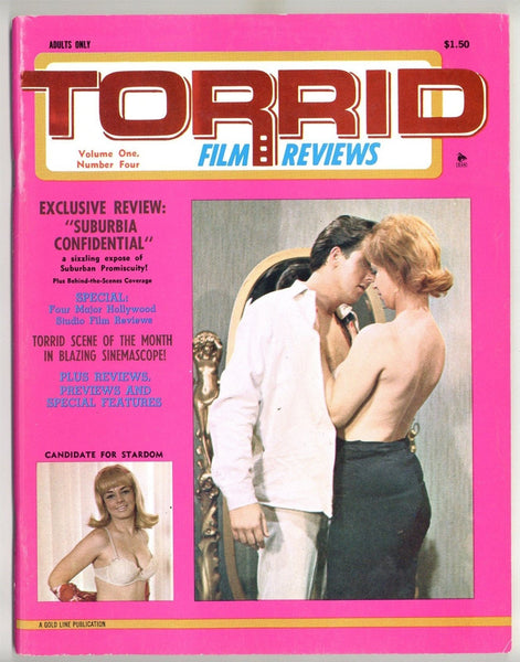Torrid Film Reviews V1#4 New Link Publications 1967 Suburbia Confidential, Hot Money Girl 80pg M22506