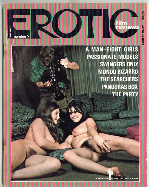 Erotic Film Reviews V1#5 Wyngate Bevins Pub 1969 Mondo Bizarro 80pg M22515