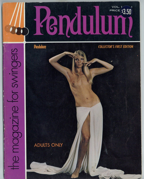 Pendulum V1#1 Ed Wood Jr Collectors Edition Pendulum Pub 1969 Quality Hippie Erotica 72pg M22608