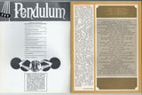 Pendulum V1#1 Ed Wood Jr Collectors Edition Pendulum Pub 1969 Quality Hippie Erotica 72pg M22608