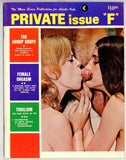 Private Issue "F" 1975 Moon Series Publications Hippie Sleazy Erotica 48pg Vintage Smut M22668