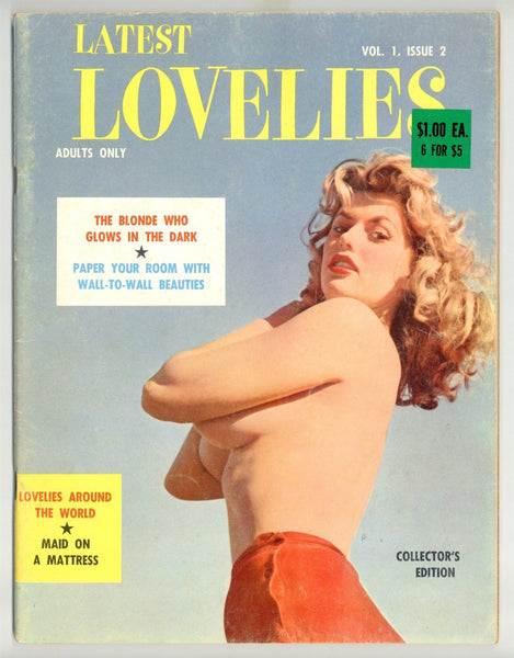 Latest Lovelies V1#2 N.M. Corp. 1963 Beautiful Pinup Models 72pgs Solo Females M22683