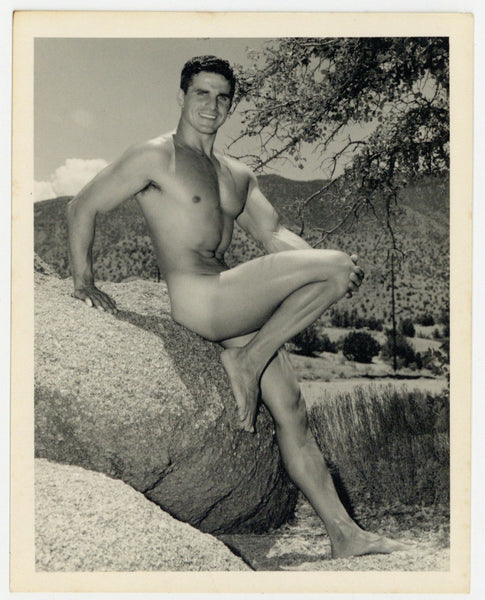Bruce Of Los Angeles 1950 Gay Physique 5x4 Beefcake Dbl Wt Vintage Photo Q8437