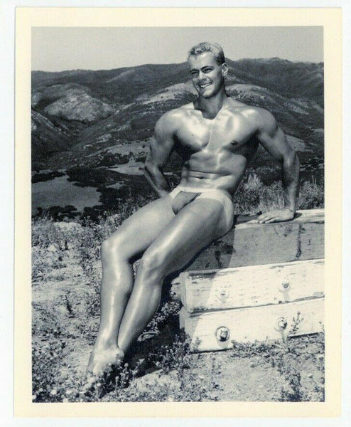 Bruce Of Los Angeles 1950 Mike Sill Beefcake Gay Beefcake Physique Photo Q7542