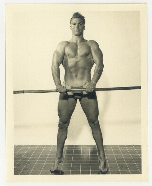 Bruce Of Los Angeles Kurt Freeman 1950 Beefcake Gay Physique Nude Photo Q7552