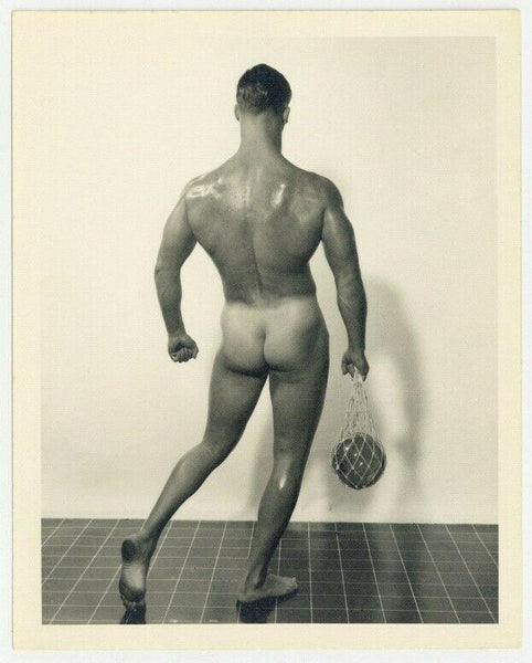 Bruce Of Los Angeles Original 1950 Beefcake Gay Physique Nude Bodybuilder Q7552