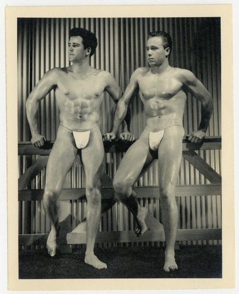 Bruce Of Los Angeles Original 1950 Beefcake Physique Wrestling Gay Buff Nude Men Q7621