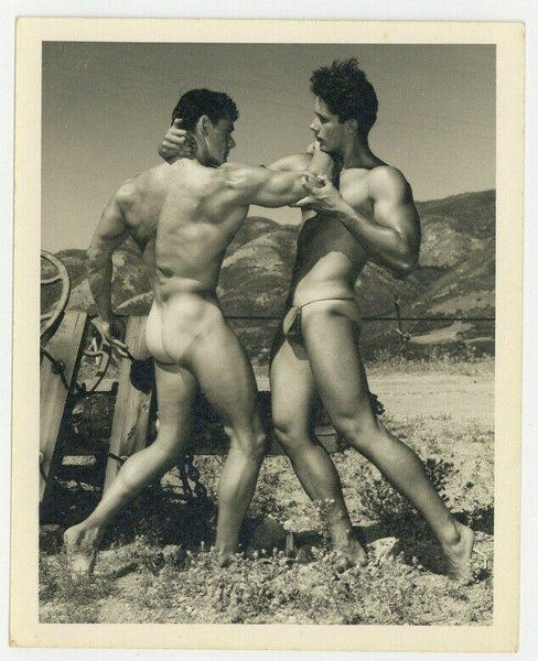 Bruce Of Los Angeles Original 1950 Gay Physique Beefcake Body Builders Q7044