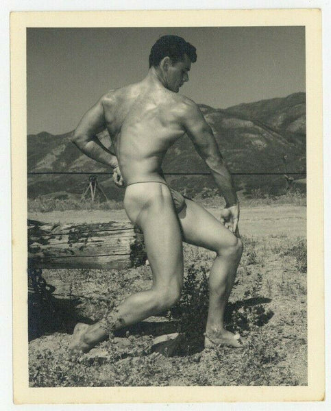 Bruce Of Los Angeles Original Gay Beefcake 1950 Buff Body Builder Physique Q7060