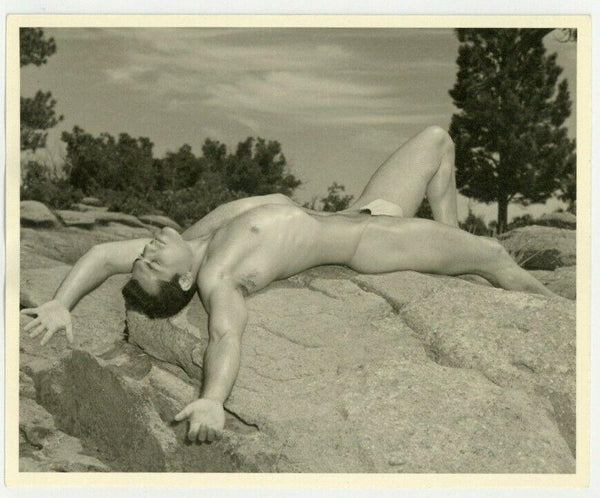 Harold Adducci 1950 Beefcake Photo WPG Don Whitman Gay Physique Nude Male Q7557