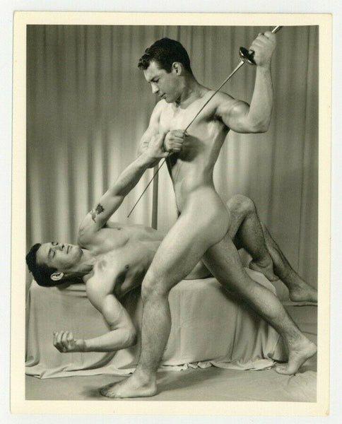 Don Whitman 1950 Original Gay Physique Photo Passionate Beefcake WPG Nude Q7344