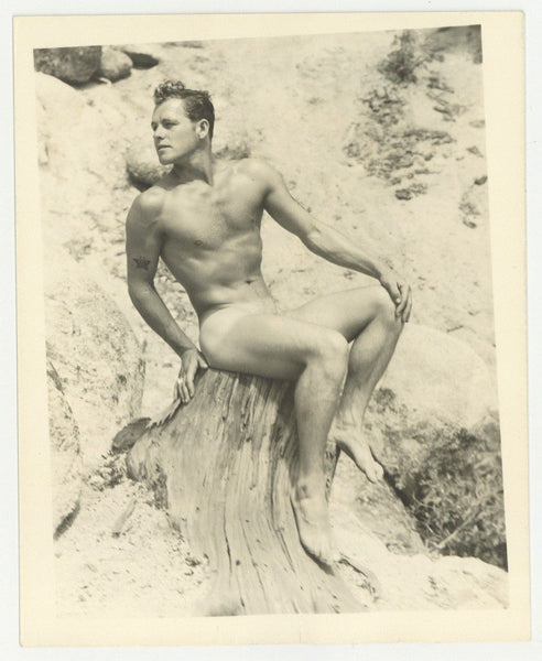 Jack Conant 1950 AMG Gay Physique Bob Mizer Buff Bodybuilder Tattoo Q7950