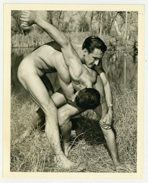 Don Whitman WPG 1950 Pat Burnham & Kenny Owens Gay Physique Beefcake Photo Q7334