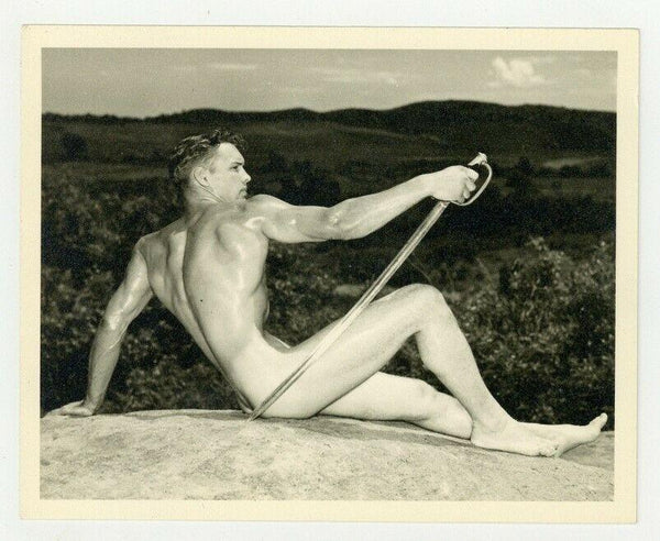 Keith Lewin Sword 1950 Don Whitman WPG Gay Physique Gay Beefcake Nude Male Q7186
