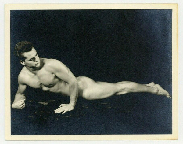 Ray Royal 1950 Beefcake Photo WPG Don Whitman Double Weight Gay Physique Nude Male 7353